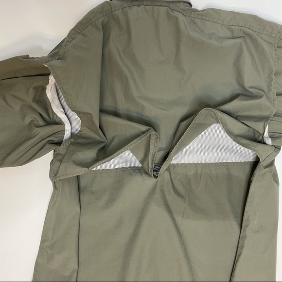 Columbia PFG Nylon Breathable S/S Button Shirt L - Picture 7 of 11